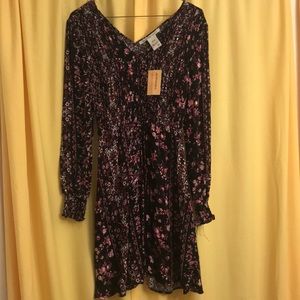 Long Sleeve Floral Dress